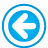 frame, Left, Basic, Blue, navigation Icon