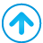 Up, navigation, Blue, Basic DodgerBlue icon