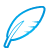 Blue, Basic, quill Black icon