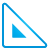 ruler, triangle, Blue, Basic Black icon