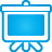 Basic, Presentation, Blue DeepSkyBlue icon