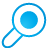 search, Basic, Blue Icon