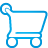 Cart, Blue, Basic, shopping Black icon