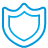 Blue, Basic, shield DodgerBlue icon