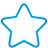 star, Blue, Basic Black icon