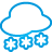 Basic, Snow, weather, Blue DodgerBlue icon