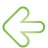 Left, Basic, green, Arrow Icon