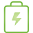 Battery, Basic, green YellowGreen icon