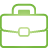 green, Briefcase, Basic YellowGreen icon