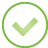 Check, green, Basic, button YellowGreen icon