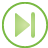 End, Basic, green, button YellowGreen icon