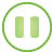 button, Basic, green, Pause Icon