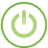 green, power, Basic, button YellowGreen icon