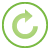 Cw, Basic, button, green, rotate Icon