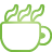 Basic, green, Coffee Icon