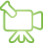 green, Basic, camcorder Icon