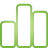 Bar, green, Basic, chart YellowGreen icon