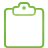 Clipboard, Basic, green Icon