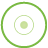 green, disc, Basic Icon