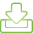 Basic, inbox, green Icon
