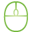 green, Mouse, Basic Icon
