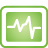 Basic, Oscilloscope, green YellowGreen icon