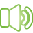 green, Basic, speaker Icon