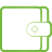 wallet, green, Basic Icon