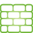 Basic, wall, green Icon