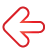 red, Left, Arrow, Basic Icon