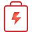 Battery, Basic, red Icon