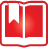 Book, red, open, bookmark, Basic Icon