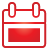Calendar, Basic, red Crimson icon