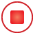 stop, button, Basic, red Icon