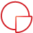 red, pie, chart, Basic Crimson icon