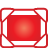 Basic, Desktop, red Crimson icon