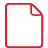 red, Basic, document Icon