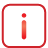 red, button, Basic, Information Crimson icon