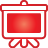 Basic, red, Presentation Crimson icon
