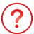 Basic, red, question Crimson icon