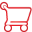 shopping, red, Cart, Basic Crimson icon