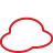 weather, Basic, red, Cloud Black icon
