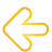 Left, yellow, Arrow, Basic Icon