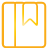 bookmark, Book, Basic, yellow Icon