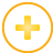 Basic, yellow, Add, button Icon