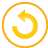rotate, Basic, Ccw, button, yellow Orange icon