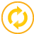 Basic, Synchronize, button, yellow Icon