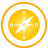 compass, yellow, Basic Gold icon