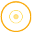 disc, yellow, Basic Orange icon