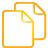 documents, Basic, yellow Icon